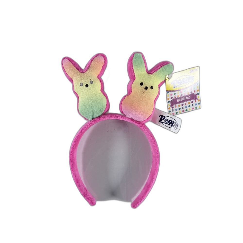 Peeps Rainbow Gradient Bunny Headband Pink Easter‎ Costume Dan Dee NWT 2025